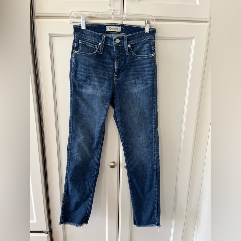 Madewell Women’s Slim Straight High-Rise Blue Jeans Size 26 H5914